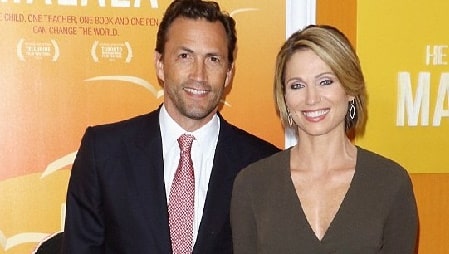 Jennifer Hageney ex-husband Andrew Shue's with his second wife Amy Robach.